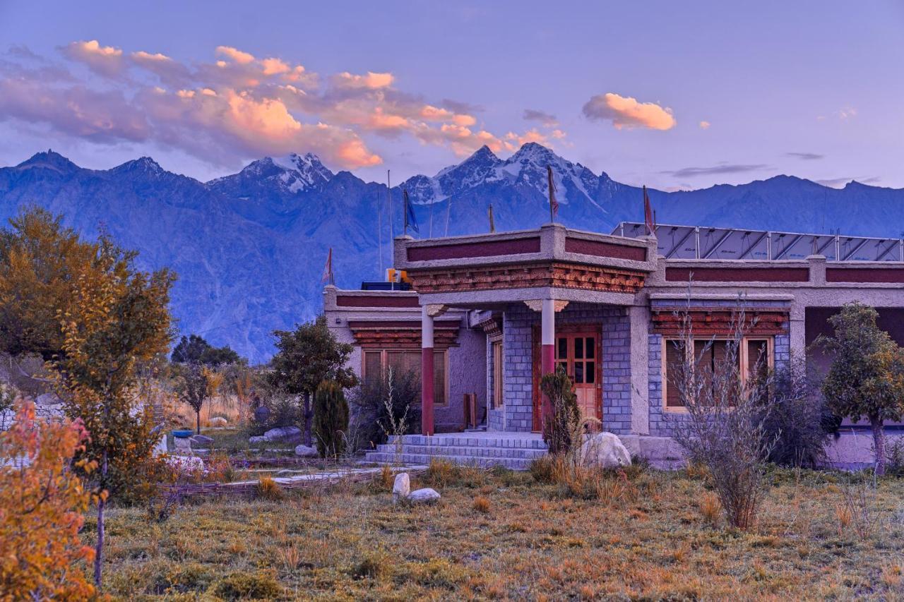 Lchang Nang Retreat-The House Of Trees-Nubra Valley Hotell Sumur Exteriör bild