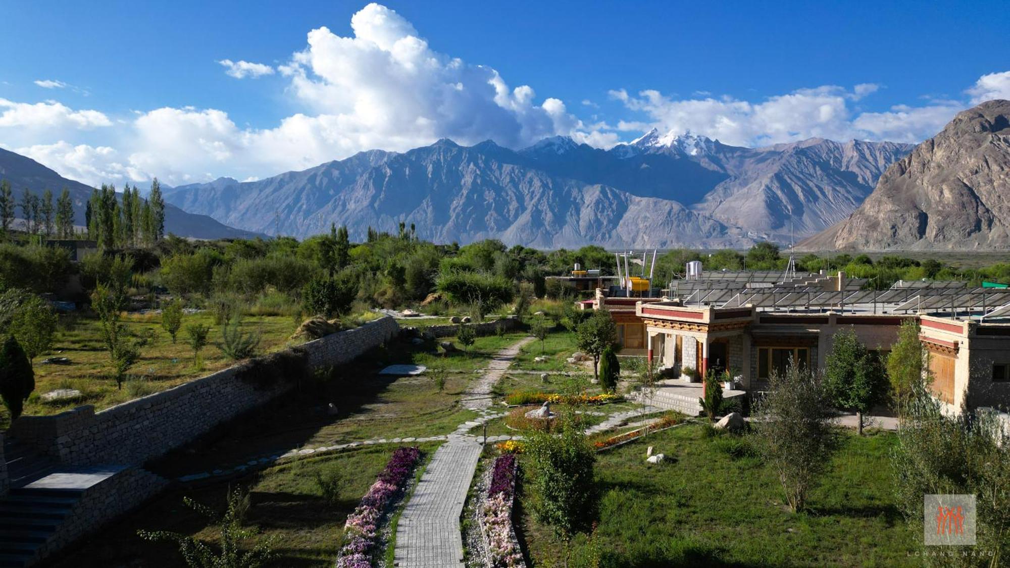 Lchang Nang Retreat-The House Of Trees-Nubra Valley Hotell Sumur Exteriör bild