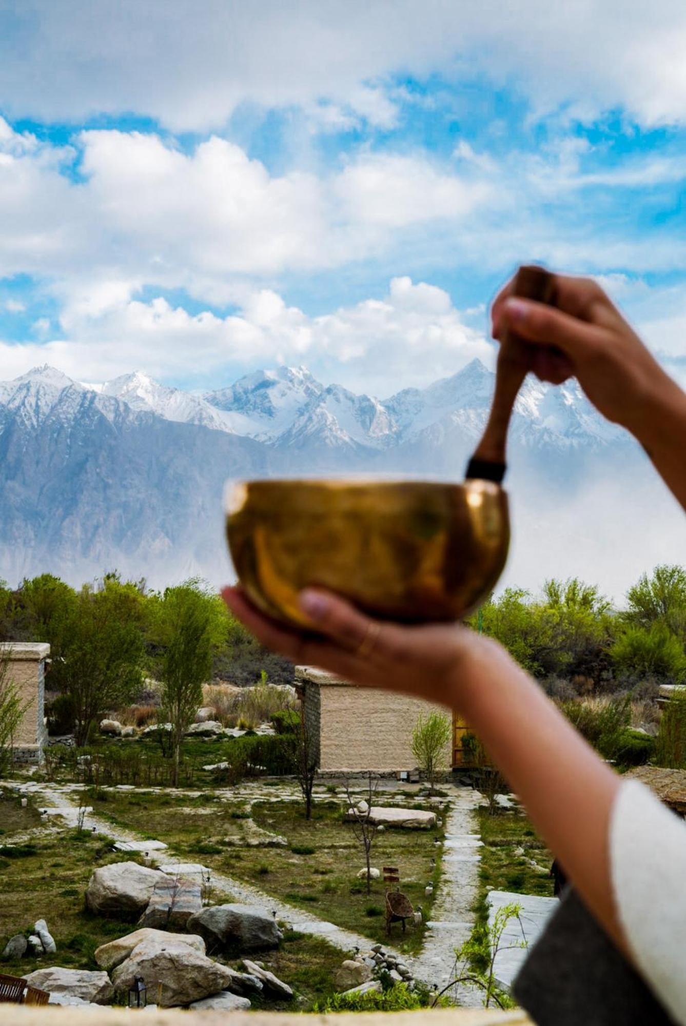 Lchang Nang Retreat-The House Of Trees-Nubra Valley Hotell Sumur Exteriör bild